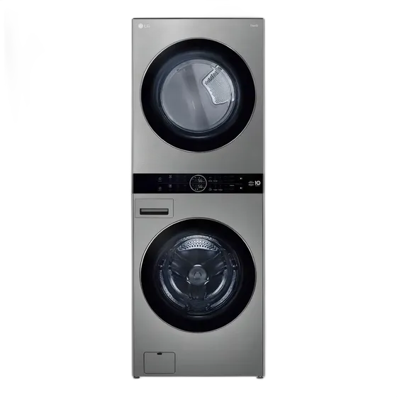 Smart Washer Dryer LG 17kg Wash Tower With Artificial Intelligence Color Brushed Steel