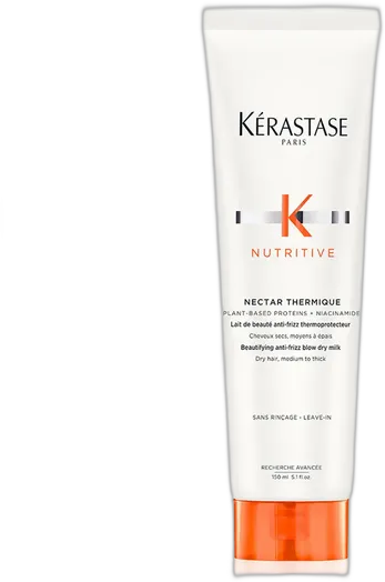 Kérastase Nutritive Nectar Thermique Leave-In Heat Protectant Anti-Dryness with Plant Proteins and Niacinamide for Medium to Thick Hair 150ml