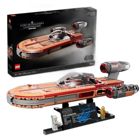 Lego Star Wars 75341 Luke Skywalker's Landspeeder, 1890 Pieces