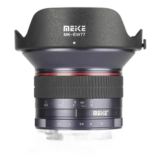 Meike 12mm F/2.8 Manual Lens for Sony E-Mount and Fujifilm X, Black