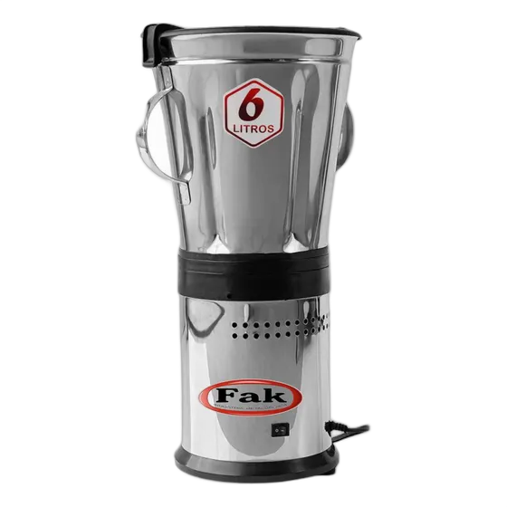 Industrial Blender FAK 800W 6L Low Speed Stainless Steel