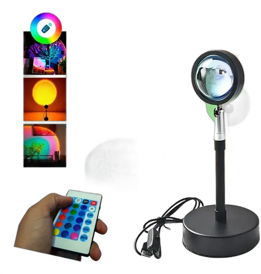 Led Lamp Decoration Solar Light Sunset Tripod Sundown