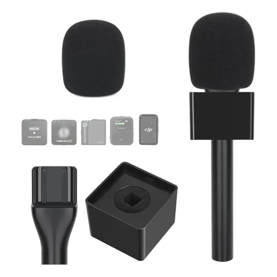 Youshares Furry Windscreen with Handle for Rode/DJI Mic 1/2