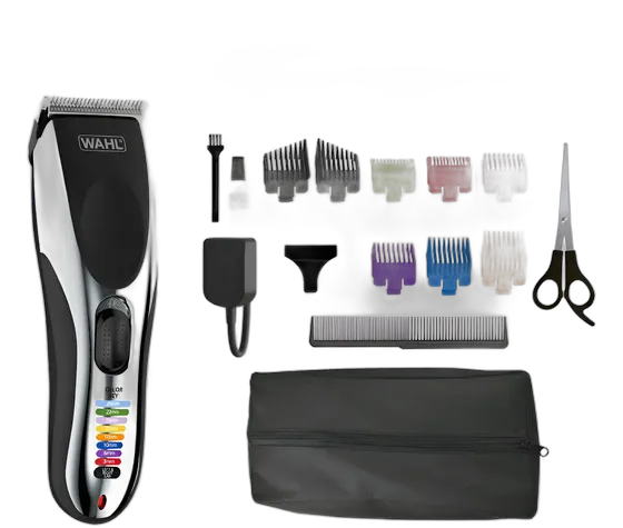 Wahl Family Cut Pro+ Hair Clipper Dual Voltage with Accessories Gray/Black