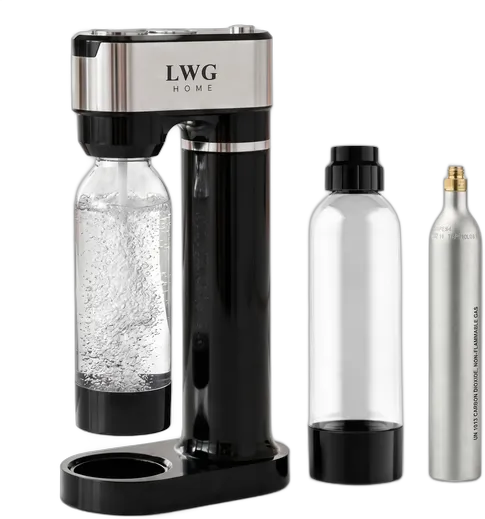 Sparkling Water Maker for Homemade Drinks & Beverages, No Batteries Needed
