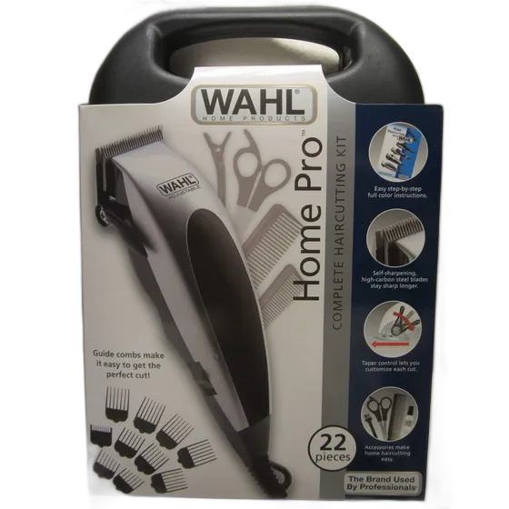 Wahl HomePro Corded Hair Clipper 22-Piece Kit
