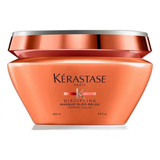 Kérastase Discipline Oléo-Relax Intense Hydrating Anti-Frizz Hair Mask with Heat Protection up to 230°C for Dry and Unruly Hair, 200ml