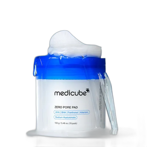 Medicube Zero Pore Pad Korean Facial Exfoliants - 70 Pads All Skin Types Night