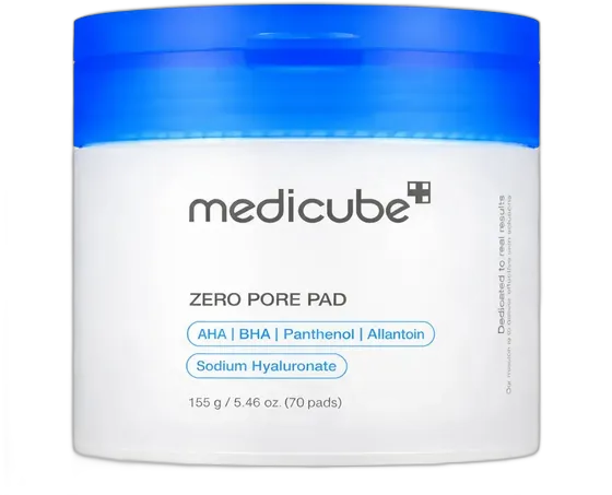 Medicube Zero Pore Pads 2.0 - 70 Facial Toner Pads Application Time Day/Night All Skin Types Imported Alivice Korea