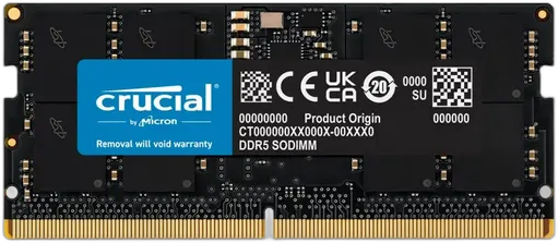 DDR5 RAM Memory For Notebook 32GB 5600MHz Crucial SODIMM