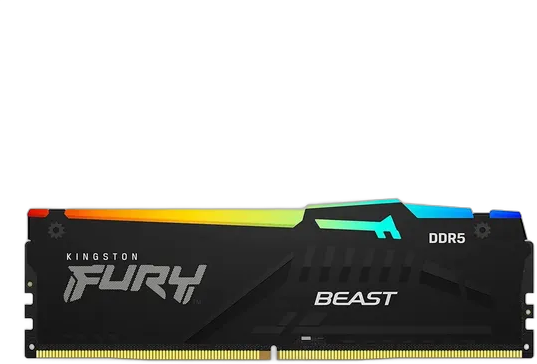 Kingston Fury Beast RGB RAM Memory 16GB 5600MT/s DDR5 CL40