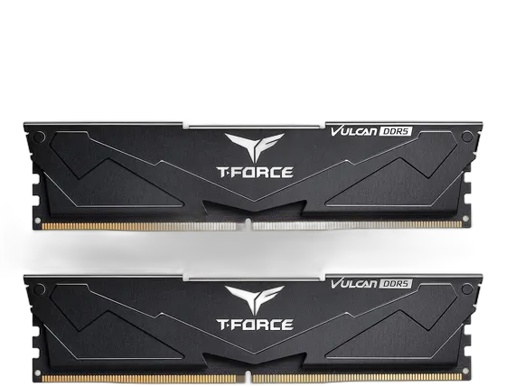 Ram Memory T-force Vulcan Ddr5 32gb (2x16gb) 6000mhz Cl38