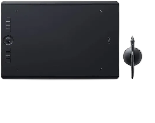 Wacom Intuos Pro PTH860 Drawing Tablet, Large, Bluetooth, Black