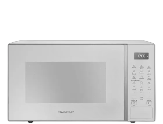 Brastemp Microwave 32L White with Gourmet Menu - BMS46AB