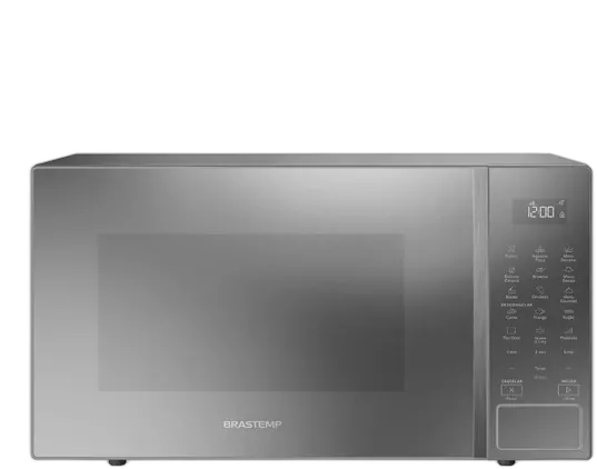 Brastemp Microwave 32L Gray with Gourmet Menu - BMS46AR
