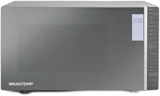 Brastemp Microwave 32L Mirror Stainless Steel with Grill - BMG45AR