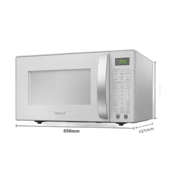 Consul Microwave 32L White with Easy Menu - CMS46AB