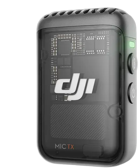 DJI Mic 2 Microphone (1 TX) BR - DJI114 - Black