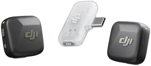 DJI Mic Mini Wireless Microphone: 2 TX + 1 Mobile RX - Dark Gray
