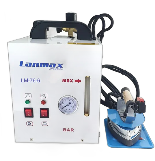 Mini Steam Boiler 6 Liters With Industrial Flatiron White