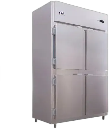 Frilux Varimaq RF064 Commercial Mini Cold Room, Stainless Steel, 4 Solid Doors, 900L