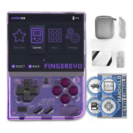 Miyoo Mini Plus Onionos Handheld Game Console 3.5-inch 640*4