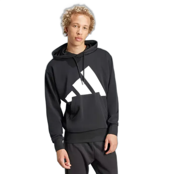 adidas Essentials Big Logo Hoodie Black