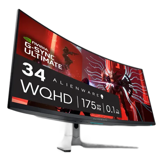 Alienware AW3423DW Curved Monitor 34.18" 3440x1440 175Hz