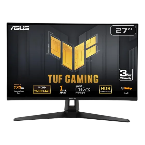 Asus TUF Gaming 27" Monitor 1440p (VG27AQA1A) - QHD (2560 x 1440)