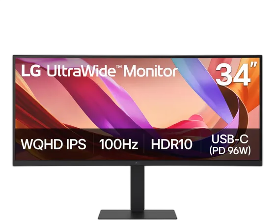 LG 34U650A-B Computer Monitor Ultrawide WQHD 34-Inch