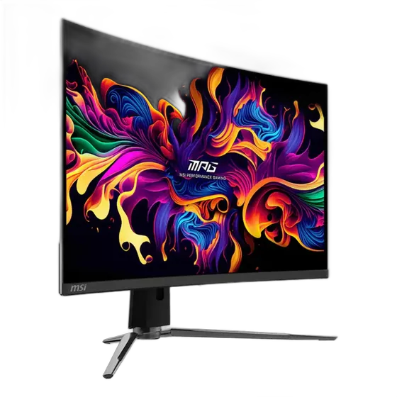 MSI 32 MPG 321 CURX QD-OLED UHD 240Hz Gaming Monitor, Black