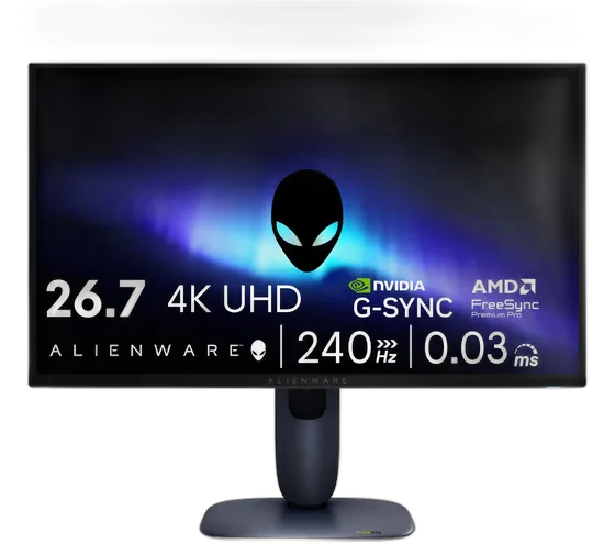 Alienware AW2725Q 27 4K OLED 240Hz Gaming Monitor Indigo