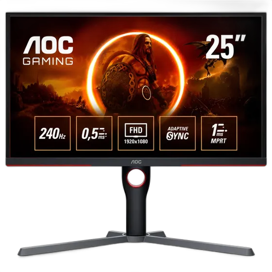 AOC Gaming Monitor 25G3ZM Destiny 240Hz Full HD FreeSync (Refurbished)