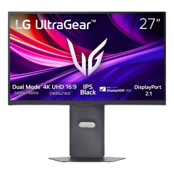 Gaming Monitor LG Ultragear 27 4K 240Hz 27G850A Black Black
