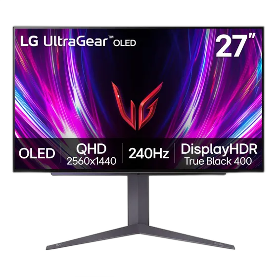 LG 27GS93QE Ultragear OLED Monitor, 27'', Gaming, QHD 1440p