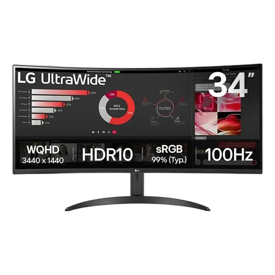 Monitor LG UltraWide 34" 100Hz - 34WR50QK-B