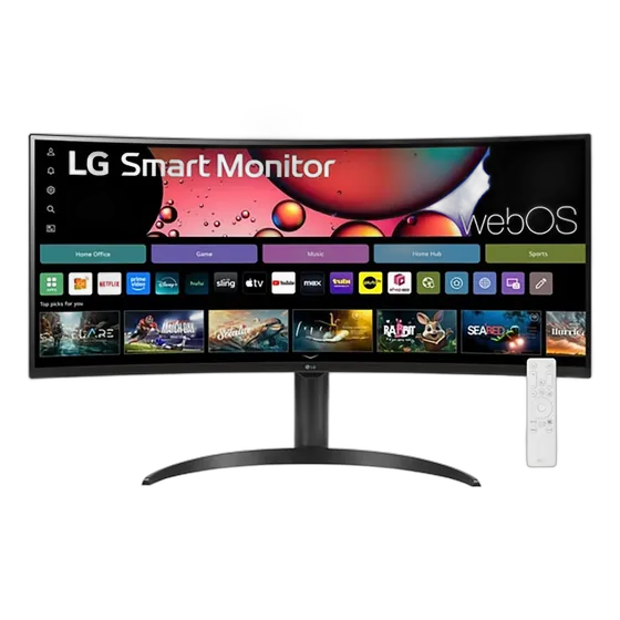 LG Curved Ultrawide 34 WQHD 100Hz HDR10 webOS Monitor