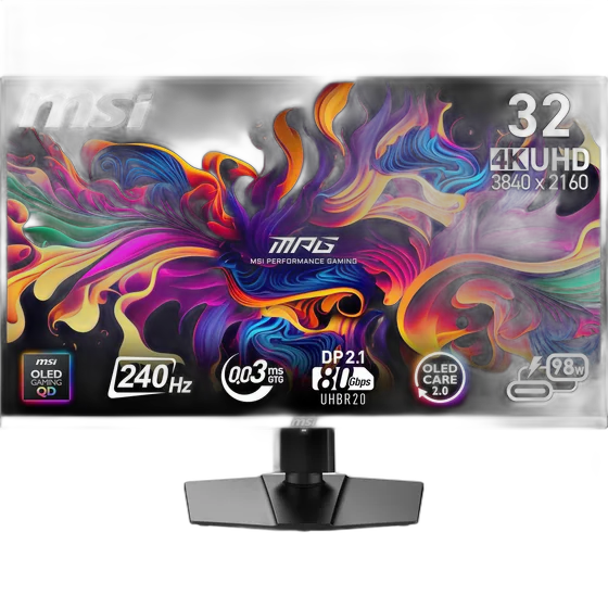MSI MPG 322URX QD-OLED 32 UHD 240Hz 0.03ms Monitor