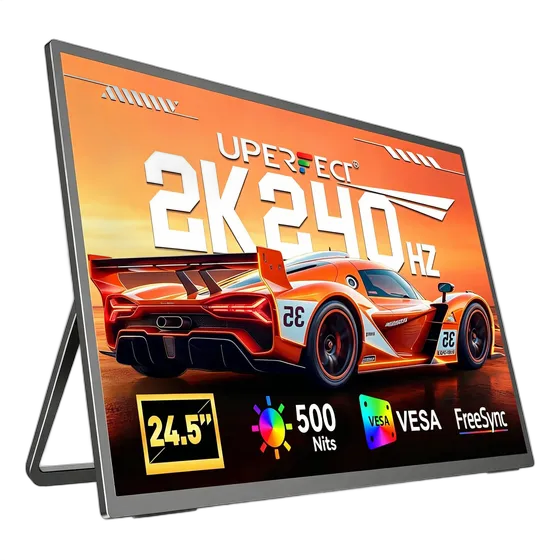 Portable PC Gaming Monitor 24.5 Uperfect 240hz 2K QHD HDMI DP