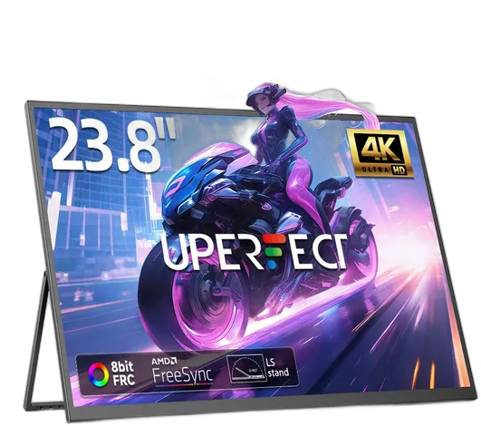 Portable Monitor Uperfect 23 4k Hdr Gaming PC Screen Hdmi Usb-c