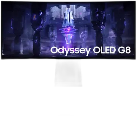 Samsung Odyssey OLED G8 G85SB Silver 34" Monitor