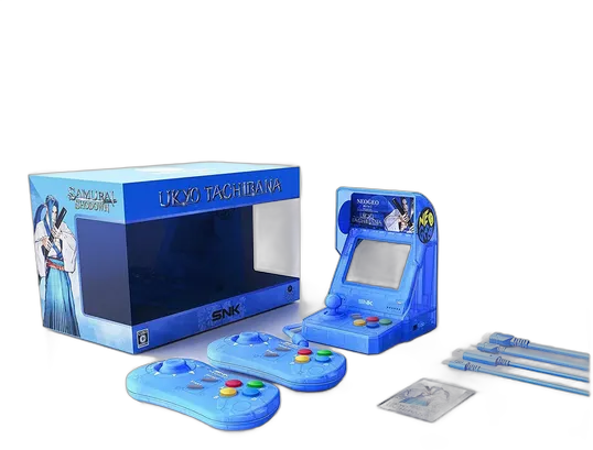 Neo Geo Mini Ukyo Tachibana Samurai Shodown Edition - Blue