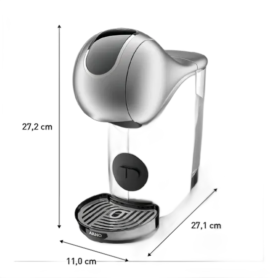 Nescafé Dolce Gusto Arno Genio S Touch Gray Dgs4 Silver