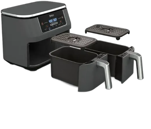 Ninja Dz201 Air Fryer 6 in 1 DualZone 2 Independent Baskets