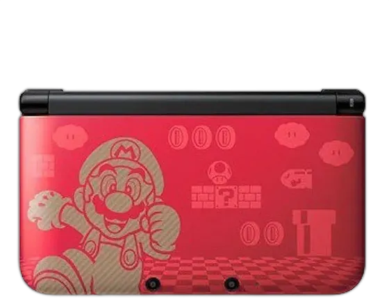 Nintendo 3DS XL 256MB New Super Mario Bros. 2 Gold Edition Red and Black - Acceptable (Refurbished)