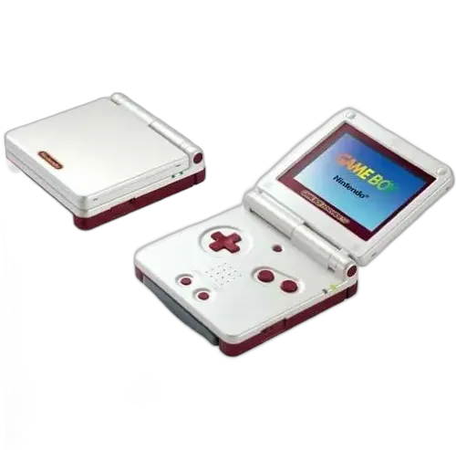 Nintendo Game Boy Advance SP Famicom Limited Edition White and Red