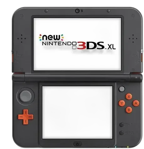 Nintendo New 3DS XL Standard Orange and Black Color 2015