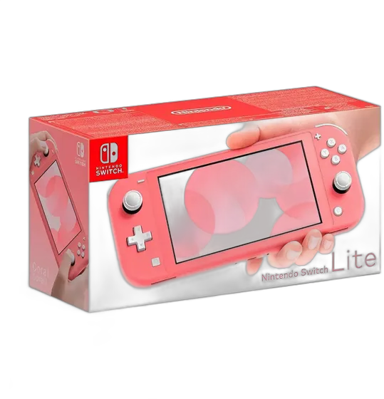Nintendo Switch Lite 32 GB Standard Coral Color + Coral