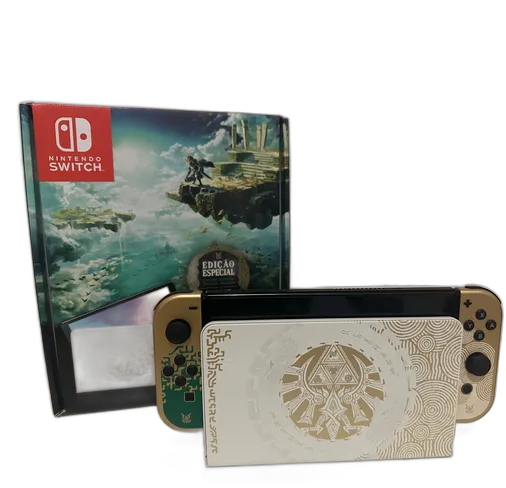 Nintendo Switch OLED Limited Edition Zelda BR