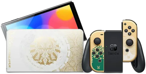 Nintendo Switch OLED HEG-001 64GB The Legend of Zelda: Tears of the Kingdom color gold 2023
